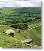 South From The Summit Of Back Tor Metal Print