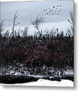 South To The Moon Metal Print