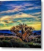 Southwestern Sunset Metal Print