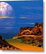 Space Scape Metal Print