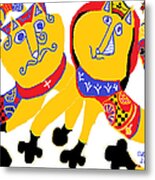 Spades And Clubs Metal Print