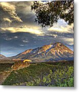 Spanish Peak Evening Metal Print