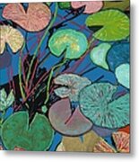 Sparkling Pond Metal Print