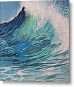 Sparkling Turquoise Metal Print