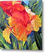 Speckled Canna Metal Print