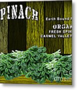 Spinach Patch Metal Print