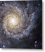 Spiral Galaxy M74 Metal Print