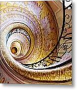 Spiral Staircase Metal Print