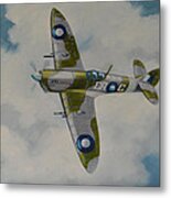 Spitfire Mk.viii Metal Print