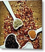 Spoons And Spices Metal Print