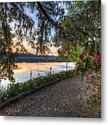 Spring At Magnolia Plantation 6 Metal Print