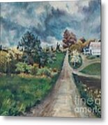 Spring Farm Metal Print