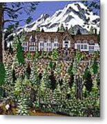 Spring Time Timberline Metal Print