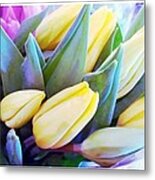 Spring Tulips Metal Print