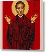 St. Aloysius In The Fire Of Prayer 020 Metal Print