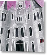 St. Louis Cathedral Metal Print