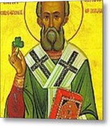 St Patrick And The Shamrock Metal Print