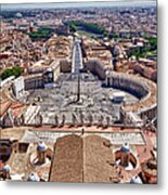 St. Peter Square, Rome Metal Print