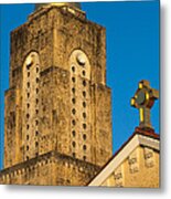 St Sophia Tower And Crosses Metal Print