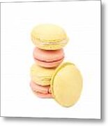 Stack Of Macaron Cake. Metal Print