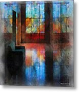 Stained Glass 01 Photo Art Metal Print