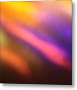 Stained Glass Rainbow Metal Print