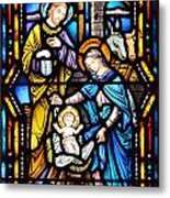 Stained Glass Windows At St. Edmond Church 3 - Rehoboth Beach Delaware Metal Print