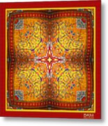 Stained Tapestry Metal Print