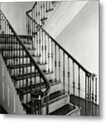 Staircase In Owens-thomas House Metal Print