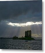 Stalker Castle In Scotland Metal Print