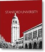 Stanford University - Dark Red Metal Print