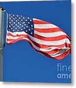 Stars Stripes And Blue Sky Metal Print