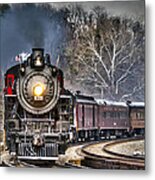 Steam Train Metal Print