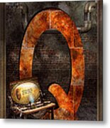 Steampunk - Alphabet - Q Is For Qwerty Metal Print