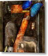 Steampunk - Alphabet - Z Is For Zoology Metal Print