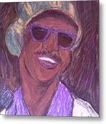 Stevie Wonder 2 Metal Print