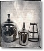 Still Life With Jars And Something Else Metal Print