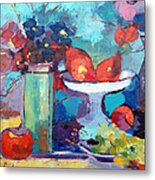 Still Life With Pears Metal Print