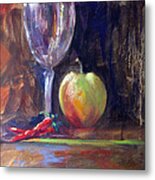 Still Life With Pepper Metal Print