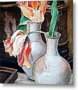 Still Life With Tulips Metal Print
