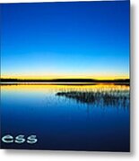 Stillness Metal Print