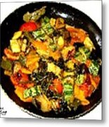 Stir Fry Tonight Metal Print