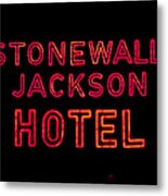 Stonewall Jackson Hotel Metal Print