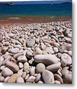 Stoney Beach Metal Print