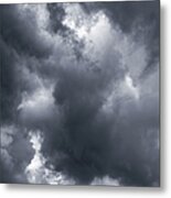 Storm Clouds Over Taos, New Mexico, Usa Metal Print
