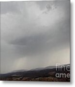 Storm In The Distance Metal Print