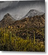 Storm Over Catalinas Aso Metal Print