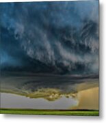 Storm Over Greenfield Metal Print