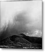 Storm Over Mt Paul Metal Print