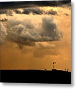 Storm's A Brewing Metal Print